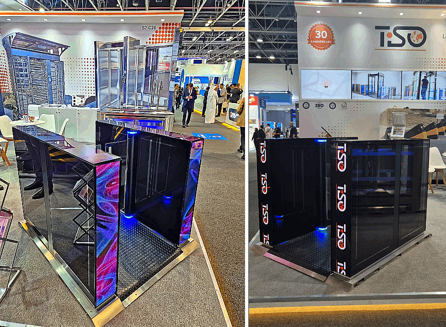 Automatic bollards and Centurion-M at Border area between Kazakhstan and Kyrgyzstan