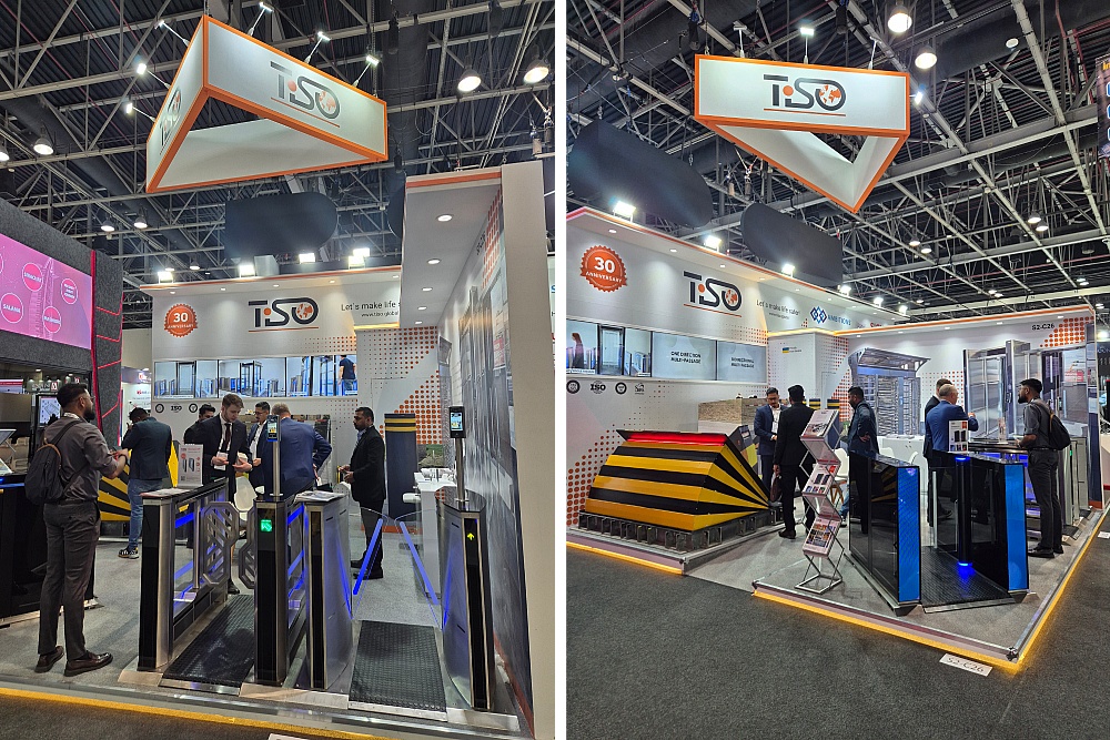 Automatic bollards and Centurion-M at Border area between Kazakhstan and Kyrgyzstan