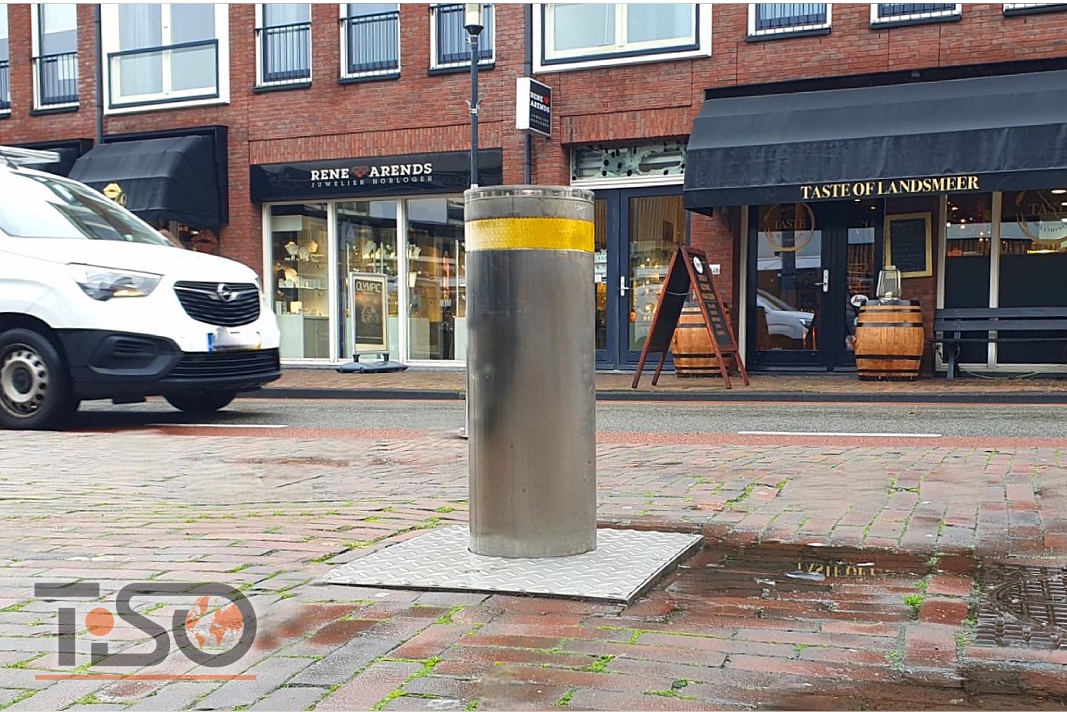 Postes de amarração automáticos de tráfego, Landsmeer, Holanda